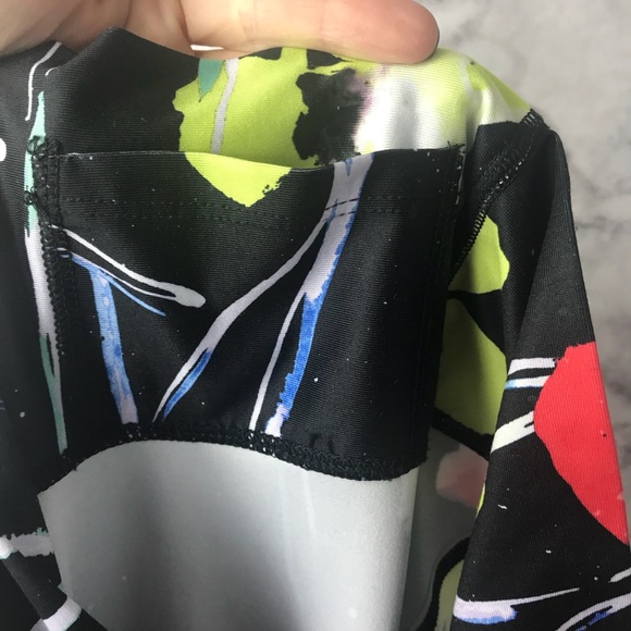 Fabletics Floral High Waisted Leggings - Picture 7 of 8